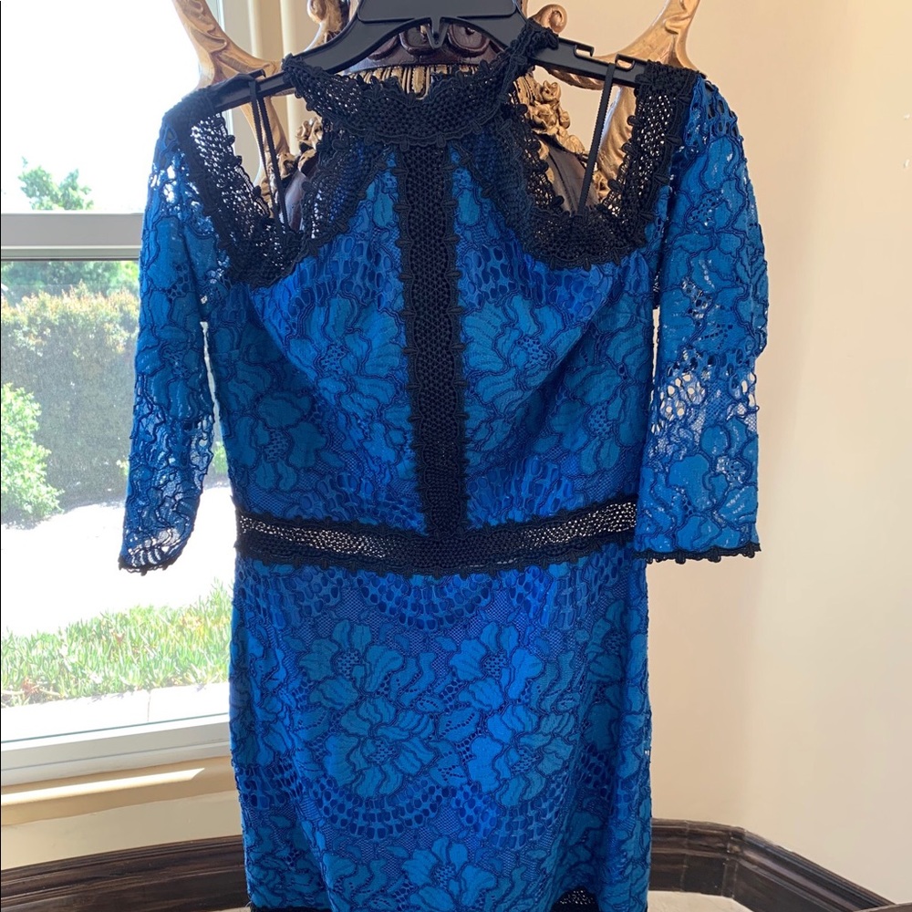 Black&Blue Mid Length Dress